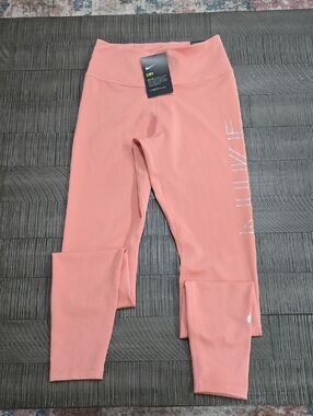 Nike Coral/Salmon Dri-FIT Performance Leggings